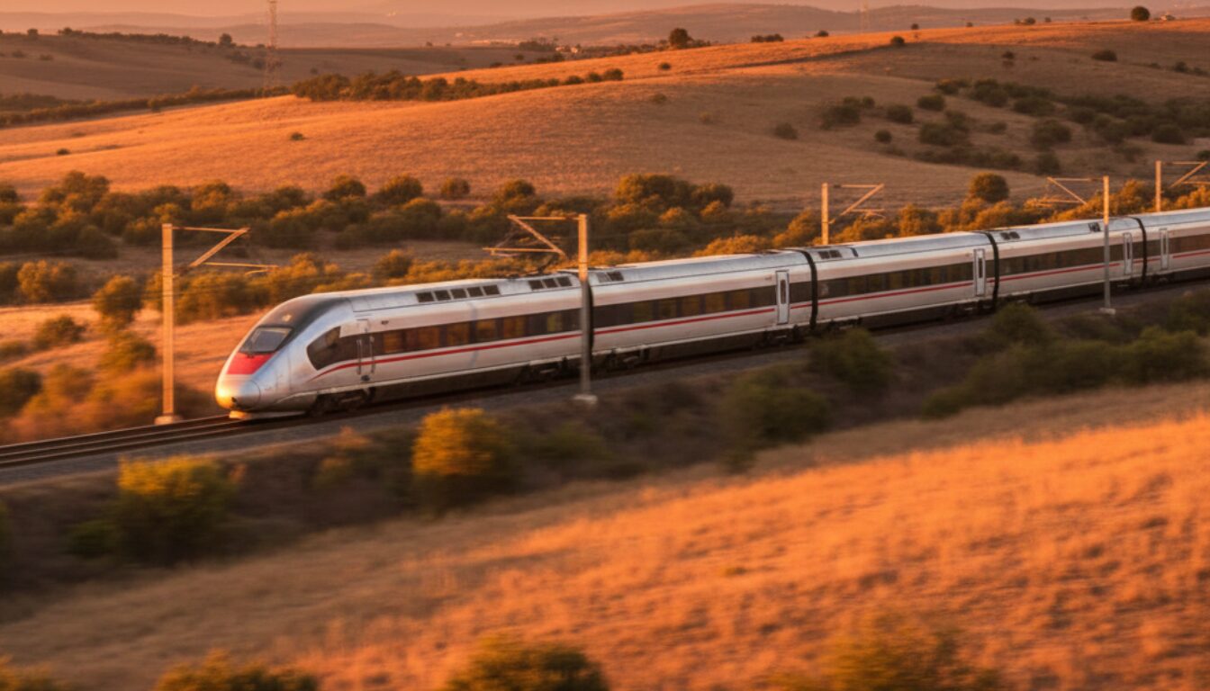 Al Boraq high speed train during ONCF Train Guide 2026